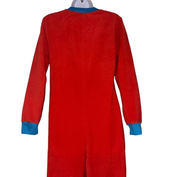 DC Comics Wonder Woman Pajamas Juniors L Costume PJs Footies Unionsuit Halloween - Picture 7 of 10